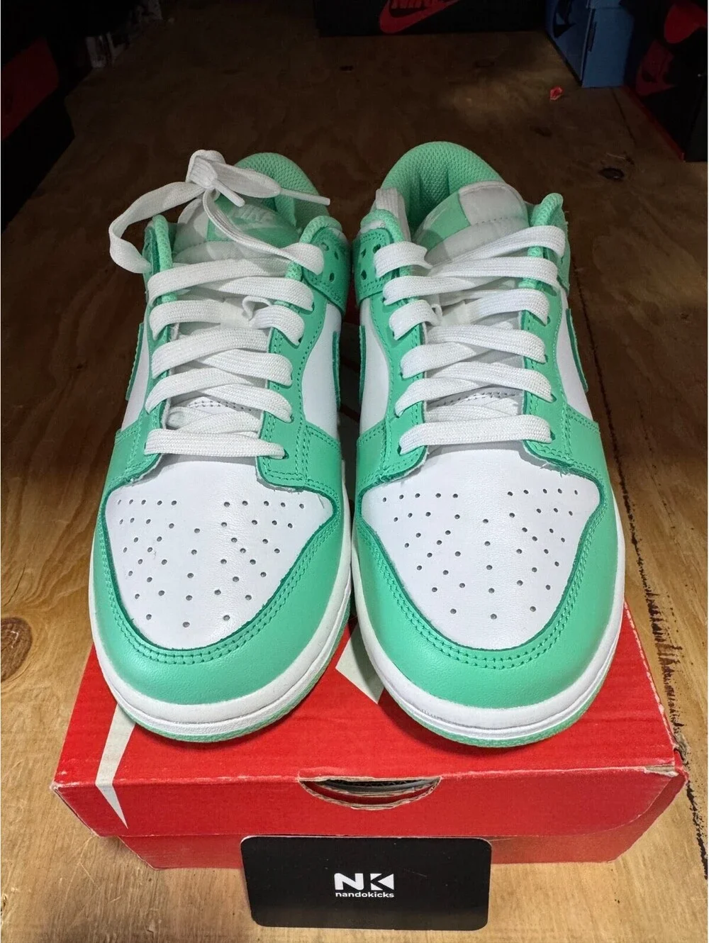 Nike Wmns Dunk Low 'Green Glow' DD1503-105 BRAND NEW SIZE 6.5W
